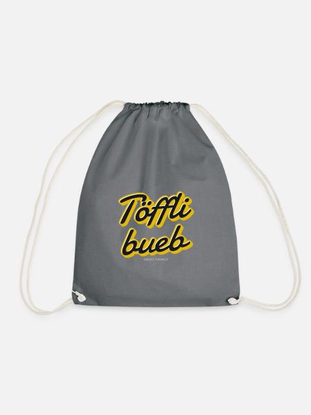 Töfflibueb Swiss Things - Turnbeutel - Grau
