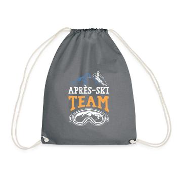 Après Ski Team - Drawstring Bag - grey - Front