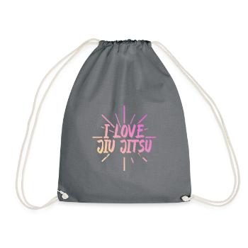 J’adore le Jiu Jitsu - Sac de sport léger - gris - Devant