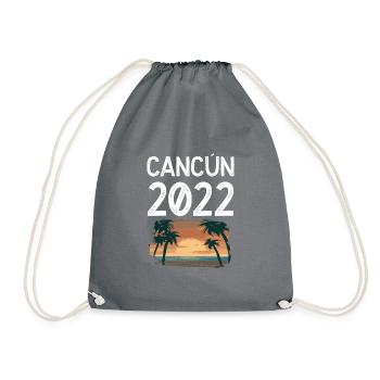 Cancun 2022 - Drawstring Bag - grey - Front