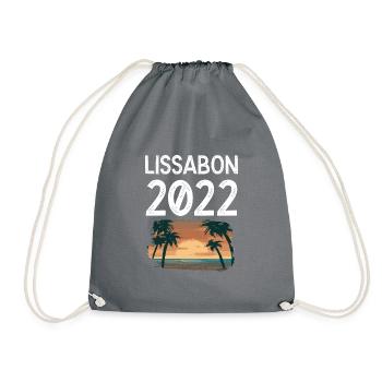 Lissabon 2022 - Turnbeutel - Grau - Vorne