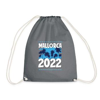 Mallorca 2022 - Turnbeutel - Grau - Vorne