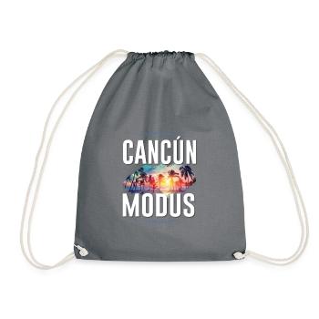 Cancun Mode - Drawstring Bag - grey - Front