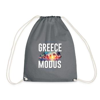 Greece Mode - Drawstring Bag - grey - Front