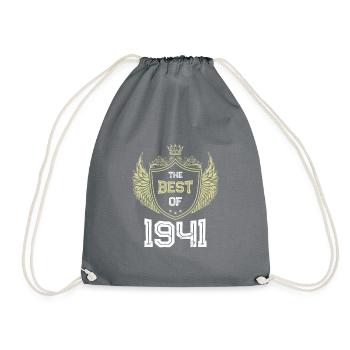 1941 best of - Drawstring Bag - grey - Front