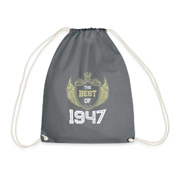 1947 best of - Drawstring Bag - grey - Front