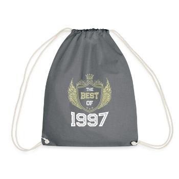 1997 best of - Drawstring Bag - grey - Front