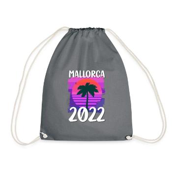 Mallorca 2022 - Turnbeutel - Grau - Vorne