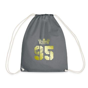 95 Couronne numérique - Sac de sport léger - gris - Devant