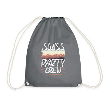 Swiss Party Crew - Sac de sport léger - gris - Devant