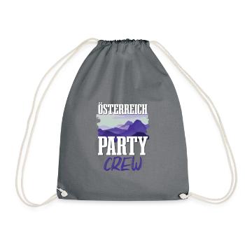 Équipe de fête de l’Autriche - Sac de sport léger - gris - Devant