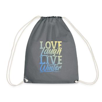 Love Live Winter - Sac de sport léger - gris - Devant