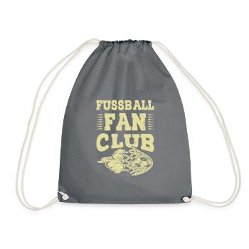 Fussball Fan Club - Turnbeutel - Grau - Vorne