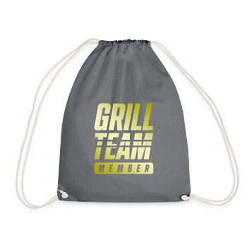 Grill Team - Turnbeutel - Grau - Vorne