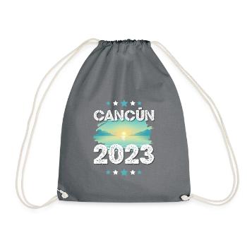 Cancun 2023 - Turnbeutel - Grau - Vorne