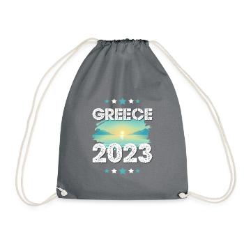 Greece 2023 - Turnbeutel - Grau - Vorne
