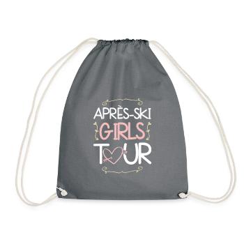 Apres-Ski Girls Tour - Turnbeutel - Grau - Vorne