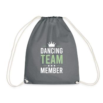 Dancing Team - Turnbeutel - Grau - Vorne