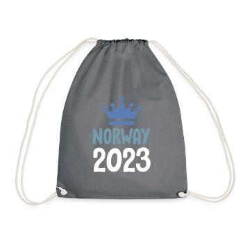 Norway 2023 Krone - Turnbeutel - Grau - Vorne