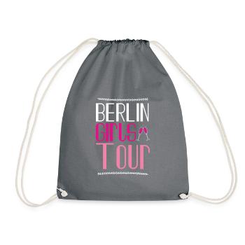 Berlin Girls Tour - Drawstring Bag - grey - Front