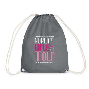 Tournée des filles de Norvège - Sac de sport léger - gris - Devant