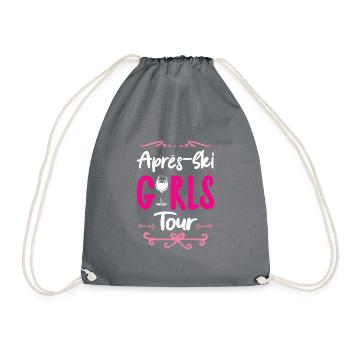 Apres-Ski Girls Tour - Turnbeutel - Grau - Vorne