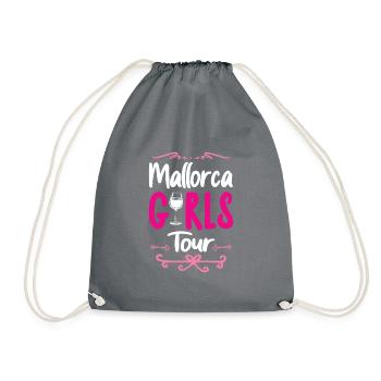 Mallorca Girls Tour - Drawstring Bag - grey - Front