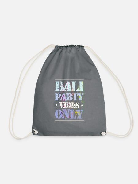 Bali Party Vibes - Turnbeutel - Grau