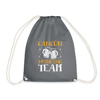 Équipe de boissons de Cancun - Sac de sport léger - gris - Devant