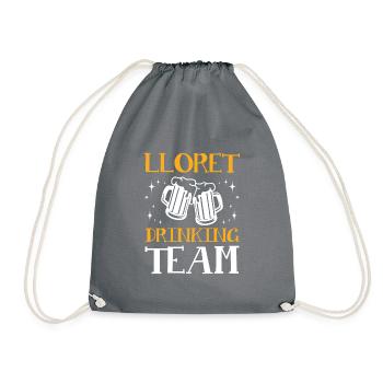 Lloret De Mar Drinking Team - Drawstring Bag - grey - Front