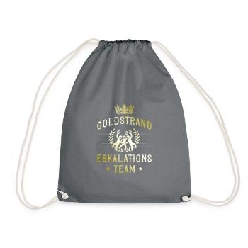 Goldstrand Eskalation - Turnbeutel - Grau - Vorne