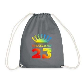 Thailand 23 Trikot 2023 - Turnbeutel - Grau - Vorne