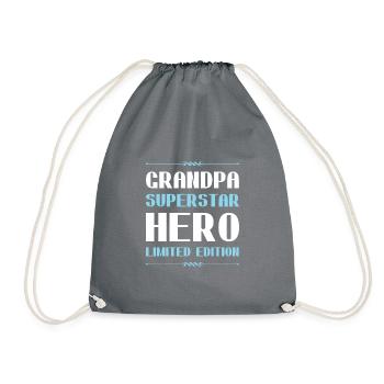 Grand-père en édition limitée disant - Sac de sport léger - gris - Devant