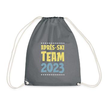 Après-ski 2023 - Drawstring Bag - grey - Front