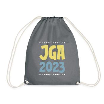 Jga 2023 Junggesellenabschied - Turnbeutel - Grau - Vorne