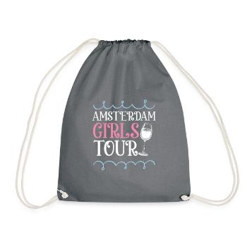 Amsterdam Girls Tour Heart - Sac de sport léger - gris - Devant