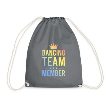 Dancing Team Bunt - Turnbeutel - Grau - Vorne