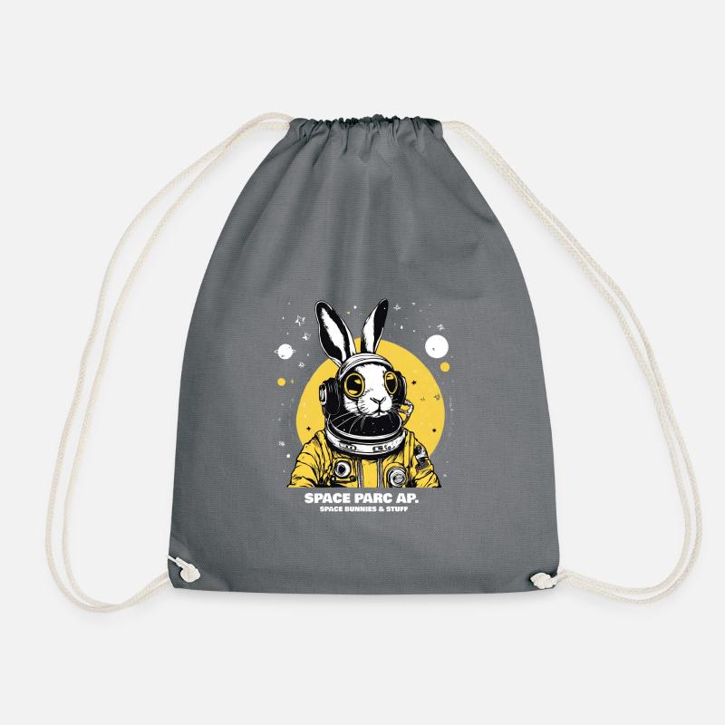 Space Bunny - Turnbeutel - Grau