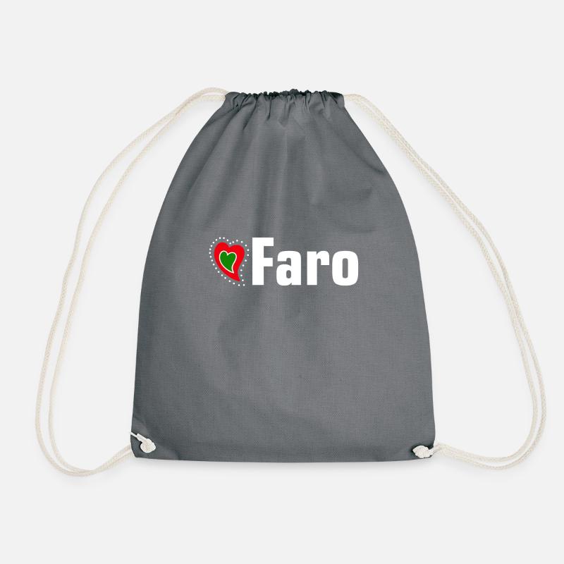 faro - Drawstring Bag - grey