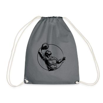 Sports de volley-ball - Sac de sport léger - gris - Devant