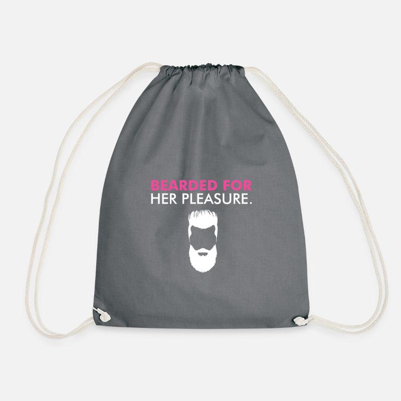Bearded For Her Pleasure - Turnbeutel - Grau