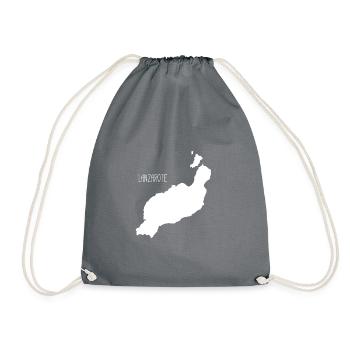 Lanzarote Canary Island Emigration - Drawstring Bag - grey - Front