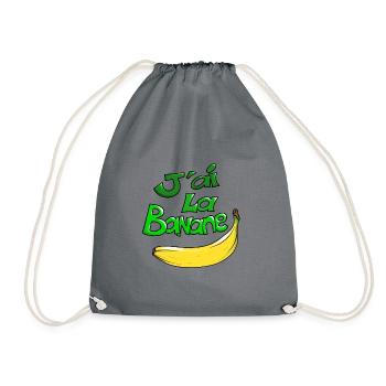 J’ai la banane - Sac de sport léger - gris - Devant
