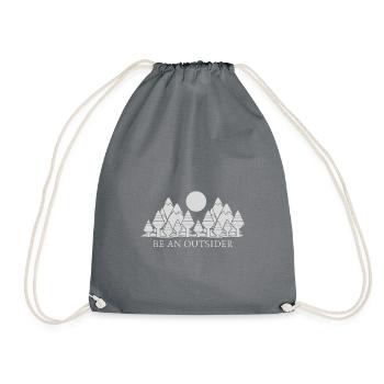 Être un outsider - Sac de sport léger - gris - Devant