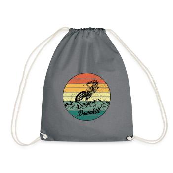 VTT VTT VTT Vintage Retro VTT - Sac de sport léger - gris - Devant