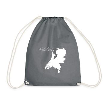 Holland Netherlands Dutch - Drawstring Bag - grey - Front