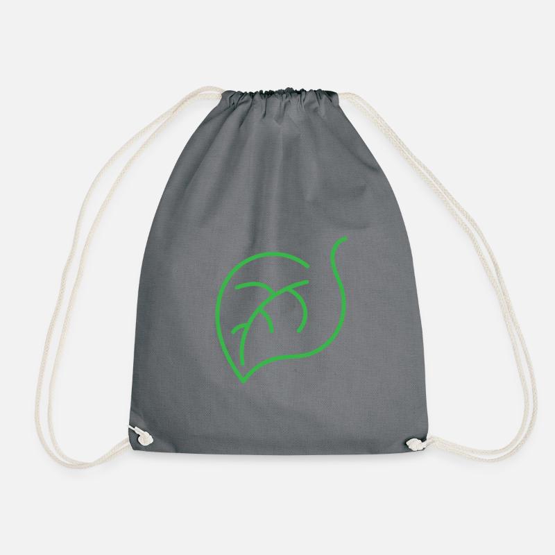Simple Leaf - Design moderne - Sac de sport léger - gris