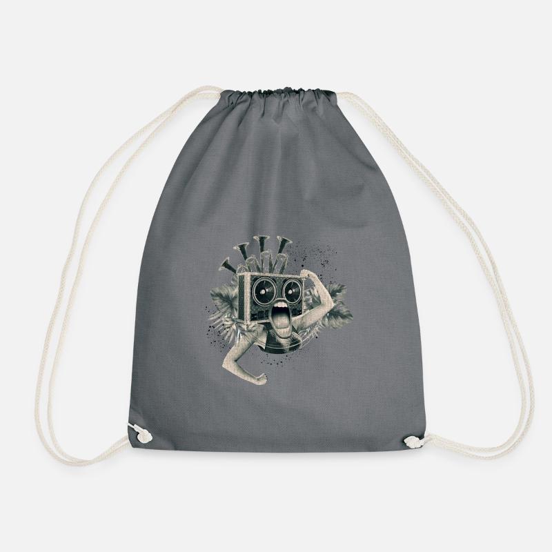 Reggae Punk - Drawstring Bag - grey