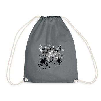 Color splash color gradient sw - Drawstring Bag - grey - Front