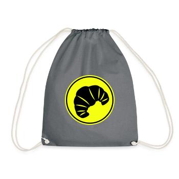 Icône croissant - Sac de sport léger - gris - Devant